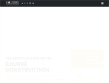 Tablet Screenshot of bourreconstructiongroup.com